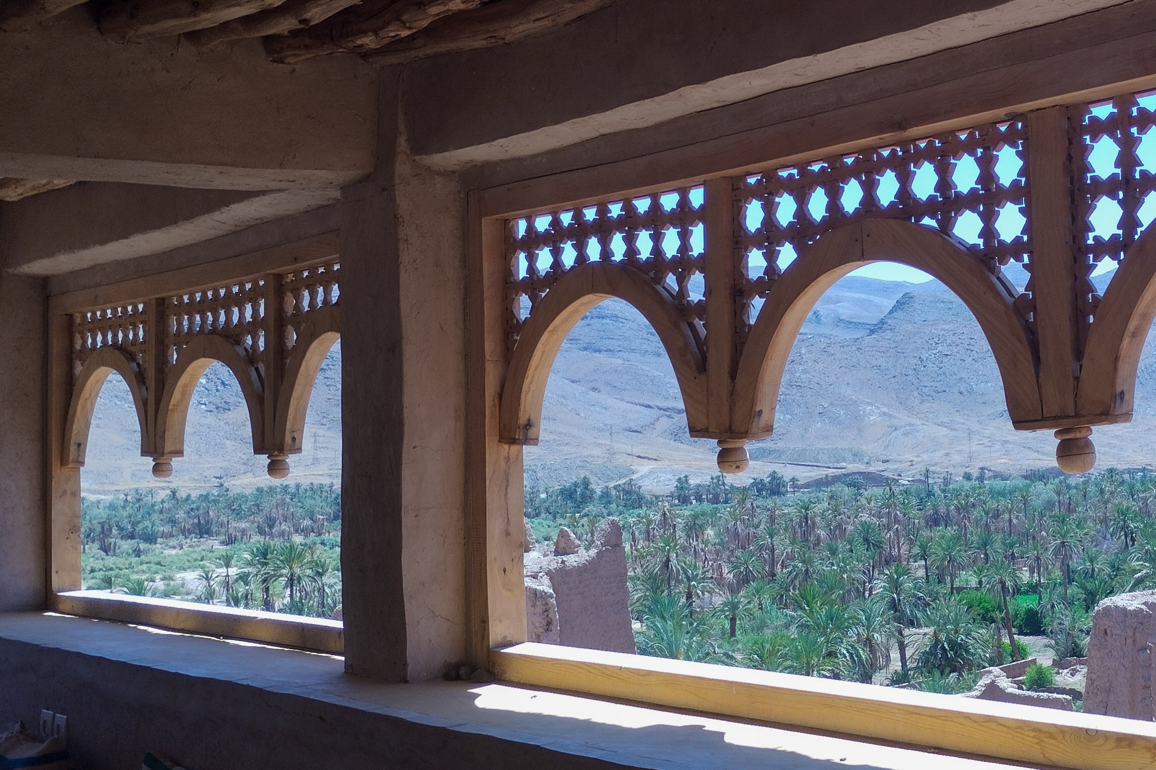 Oasis en el valle del Draa